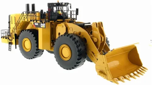 Vista 6 de Diecast Masters Cargador de ruedas Caterpillar 994K Escala 1:50 - Versión Rock Bucket en Amarillo Core Classics Series Cat Trucks & Construction