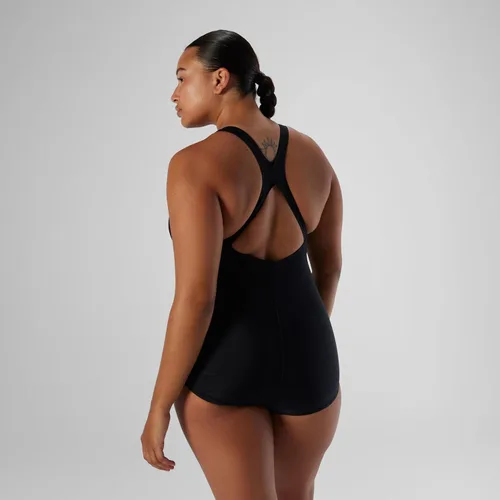 Vista 10 de Speedo - Traje de baño de una pieza para mujer, con costura de princesa, PowerFlex, Ultraback, corte conservador