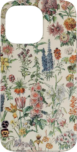 Vista 21 de Cute Flowers Vintage Botanical Flower Illustration Case for iPhone 17