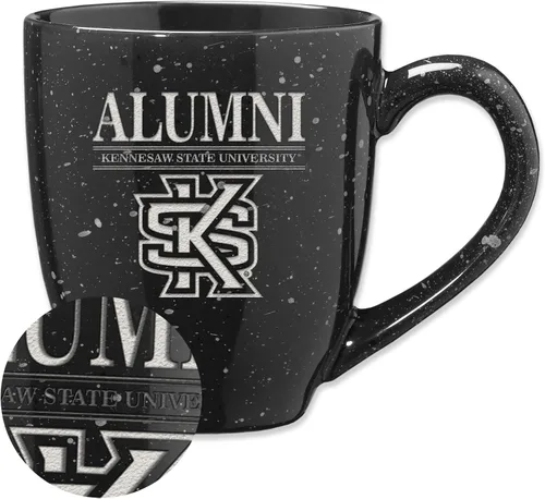 Vista 136 de Rico Industries NCAA Illinois Fighting Illini Alumni - Taza de café de cerámica moteada grabada con láser de 16 onzas