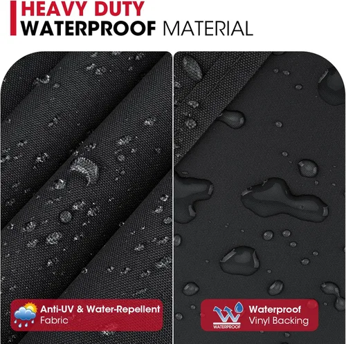 Vista 3 de Unicook Funda para parrilla de 30 pulgadas, resistente al agua de servicio pesado, 2 quemadores, cubierta pequeña para barbacoa, compatible