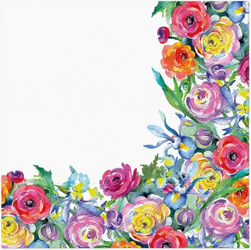 Vista 18 de English Roses Bird - Servilletas de papel bonitas, 20 servilletas florales de 13 pulgadas, servilletas suaves de 3 capas para fiesta de jardín