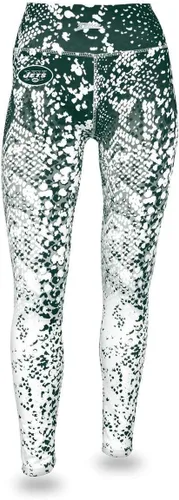 Vista 123 de Zubaz NFL Mallas para mujer de longitud completa de cintura alta básica 1.0
