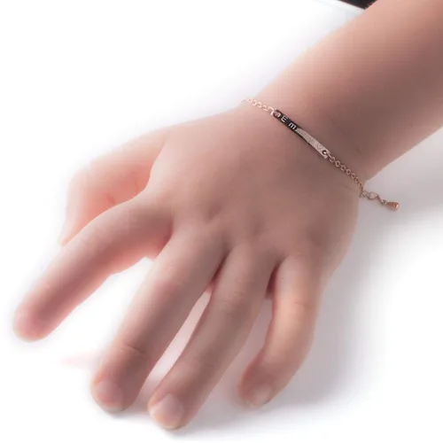 Vista 8 de Personalized Baby Name Bracelet Jewelry Gift Custom Baby Bracelets for Infant Girls & Boys, Ideal Christmas Gift for Kids, Elegant Baby Bracelets