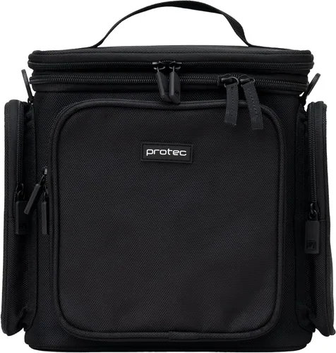 Vista 2 de Protec Bolsa de silencio doble trompeta con paredes Moduar y soporte para silenciar (Modelo M410)