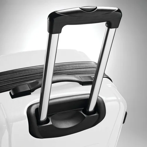 Vista 4 de Samsonite Winfield 2 - Equipaje rígido con ruedas giratorias, Cepillado blanco