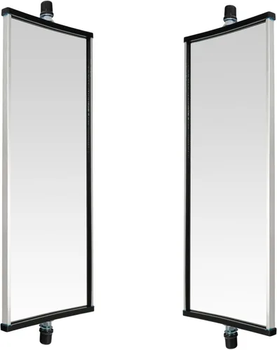 Vista 207 de TRQ Conjunto de 2 piezas de espejo lateral para conductor y pasajero, ajuste eléctrico, sin calefacción, sin memoria, color negro, compatible