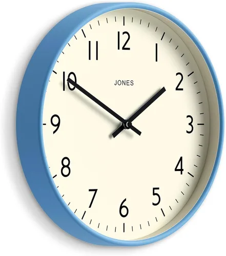 Vista 7 de JONES CLOCKS® Reloj de estudio Reloj de pared redondo moderno 12 Eden Green