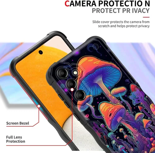 Vista 285 de Funda para Galaxy A14 5G, [Doble Capa][Protección contra Caídas de Grado Militar de 10 Pies] [Antideslizante] Funda Resistente a Prueba de Golpes