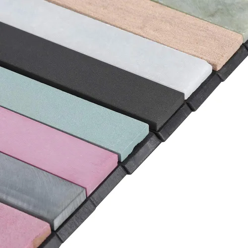 Vista 7 de 8 - Piece Whetstone Sharpening Stone Set, High - Grade Knife Sharpener with Grits 240# to 10000#, Portable Grinding Stone for Kitchen Knives