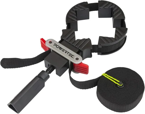 Vista 7 de POWERTEC Abrazadera de banda de liberación rápida 71017V Soporte de correa de sujeción para marco de carpintería (paquete de 2)
