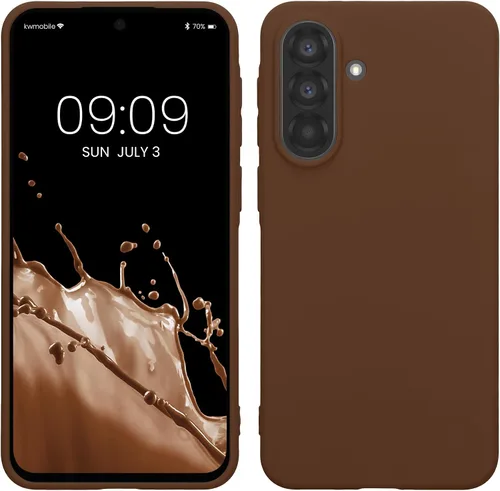 Vista 151 de kwmobile Funda compatible con Samsung Galaxy A12 - Funda protectora de silicona TPU suave y delgada - Azul Báltico