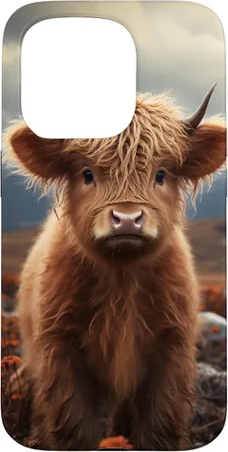 Vista 14 de Funda Highland Cow para iPhone 16