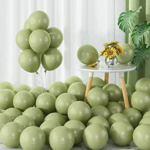 Vista 11 de Globos dorados champán, 60 globos pequeños de látex champán metálico de 5 pulgadas para arco de guirnalda de globos, globos cromados y champán de 5