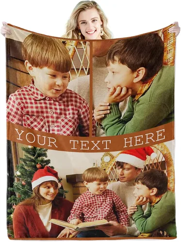 Vista 11 de Mantas personalizadas con fotos, manta personalizada con fotos, manta suave personalizada, regalos para el mejor papá de la historia, abuelo