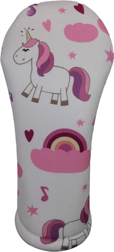 Vista 11 de Unicornios rosados BeeJoss Golf Club Headcover Driver Fairway híbrido vendido por separado Hecho a mano en Estados Unidos
