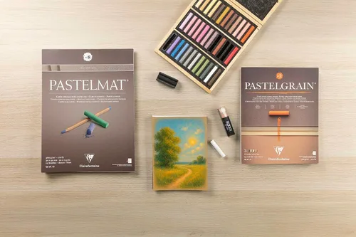 Vista 7 de Clairefontaine 11.8 x 15.7 in Pastelmat Pegado Pad en varios