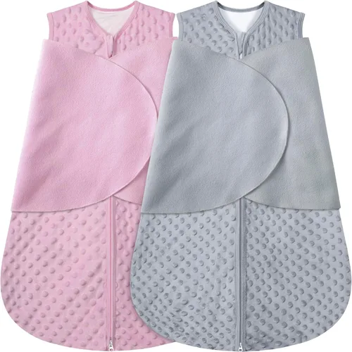 Vista 23 de BSTOPPT Saco de Dormir para Recién Nacido, Manta Enrollable para Bebé, 0-3 Meses, Manta Enrollable Ajustable en 3 Direcciones, 100% Algodón Rayón