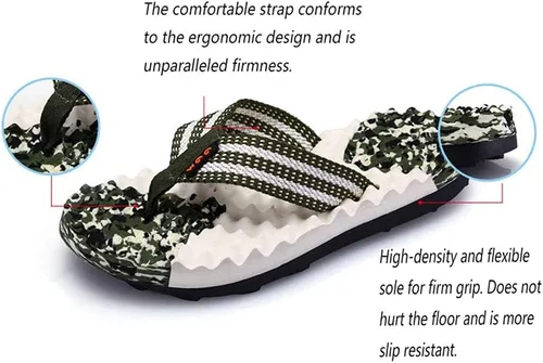 Vista 2 de Masajeador de pies plantares de acupresión, pantuflas de reflexología, sandalias para hombres y mujeres, ayuda para fascitis plantar dolor de talón