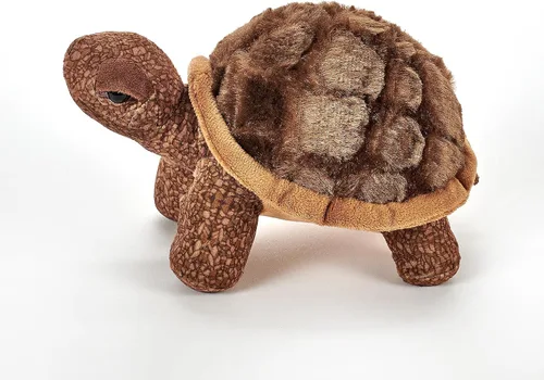 Vista 3 de The Petting Zoo - Peluche de tortuga de granja, regalos para niños, animales de granja salvajes, juguete de peluche de tortuga de 9 pulgadas