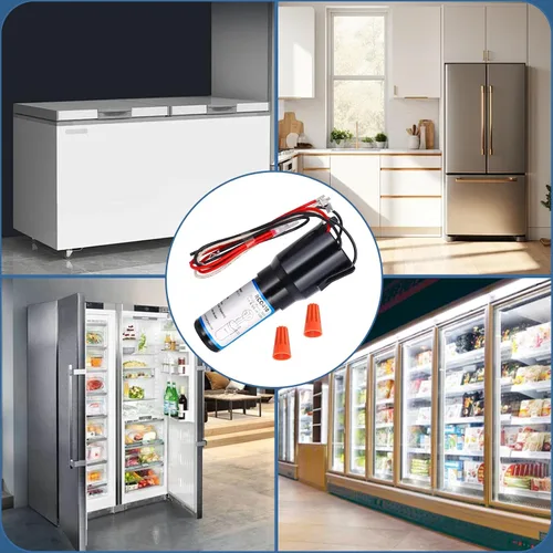 Vista 6 de RCO410 Kit de arranque duro 3 en 1, kit de condensador de arranque duro de compresor de 115 V para refrigeradores y congeladores, dispositivo