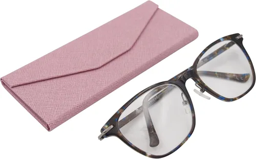 Vista 60 de Real Sic Funda para lentes de sol para hombres y mujeres, soporte magnético plegable para lentes de sol, inspirado en el color sólido