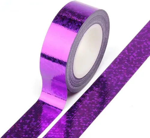 Vista 6 de Syntego Cinta Adhesiva de Follaje Azul Premium Metálica Autoadhesiva para Decoración de Pared, Manualidades, Álbum de Recortes, Bordes de TV