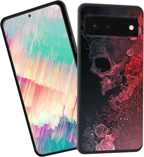 Vista 41 de Funda delgada para Google Pixel 4 XL, funda delgada de silicona de TPU suave a prueba de golpes para Google Pixel 4 XL, cruz negra