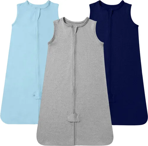 Vista 13 de TotAha Baby Sleep Sacks 3-Pack, 0.5 TOG Wearable Blanket, 3-6-15-24 Months León Boho