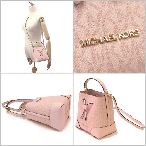 Vista 2 de Michael Kors XS Suri - Mini cubo cruzado con cordón para el hombro, 35F2GM9M1B PVC