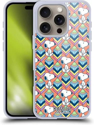 Vista 113 de Head Case Designs Snoopy Deco Dreams - Funda de gel suave con licencia oficial de Peanuts Blue Pattern compatible con Apple iPhone 7 Plus/iPhone 8