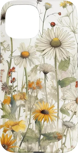 Vista 6 de Wildflowers Botanical Daisy Flowers Dandelion Dragonfly Case for iPhone 17