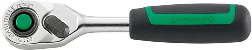 Vista 2 de Stahlwille 11111020 Trinquete de liberación rápida de 1/4 pulgadas (0.248 in), 80 dientes, reversible, equipado con bloqueo de seguridad