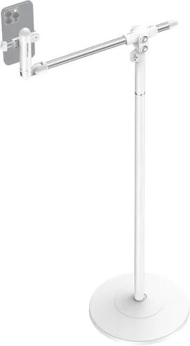 Vista 9 de NEEWER MT010 - Soporte de teléfono celular para escritorio, mesa de oficina ajustable, compatible con iPhone y Samsung para grabación de video