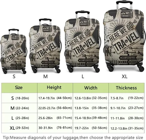 Vista 6 de France Paris Tower - Funda protectora para equipaje, diseño de torre Eiffef, funda elástica para maleta de 18242832 pulgadas, Funda para equipaje-11