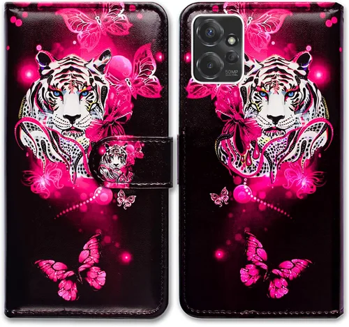 Vista 29 de Bcov Funda para Moto G Power 5G, diseño de pájaro negro y verde con tapa para teléfono con ranura para tarjetas, soporte para Motorola Moto G Power