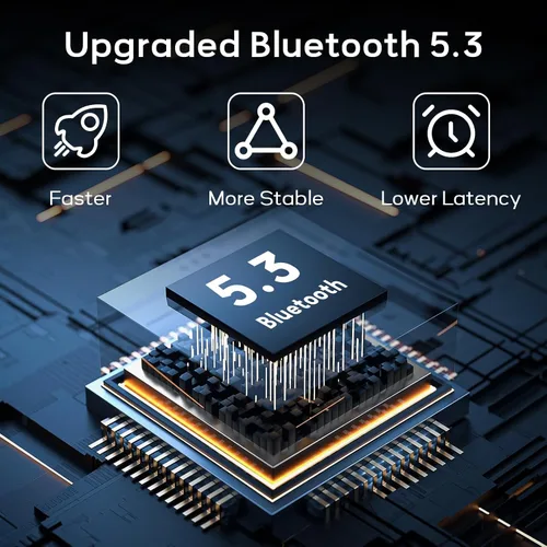 Vista 4 de Meliya Adaptador auxiliar a Bluetooth 5.3 para automóvil, USB 2.0 a 0.138 in Bluetooth receptor Jack Kit con micrófono incorporado entrada auxiliar