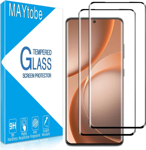 Vista 11 de MAYtobe 2-Pack Screen Protector for Samsung Galaxy S9 Plus, Galaxy S9+ Tempered Glass, 3D curved, No bubbles, Scratch-resistant, Easy to install