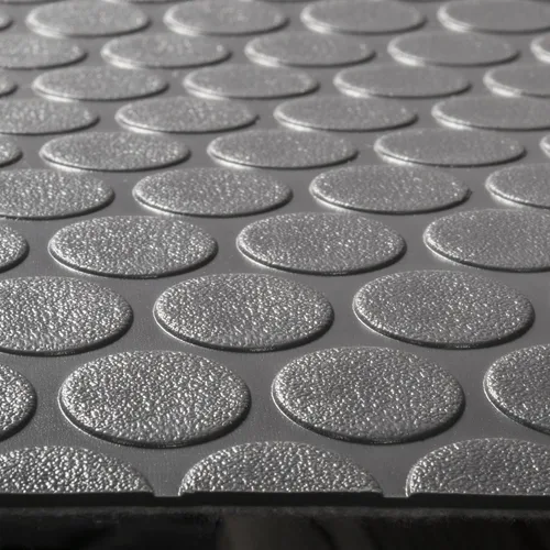 Vista 4 de RecPro - Piso para remolques con patrón de monedas de níquel de 8 pies y 6 pulgadas Gris Impermeable (7.62 m)