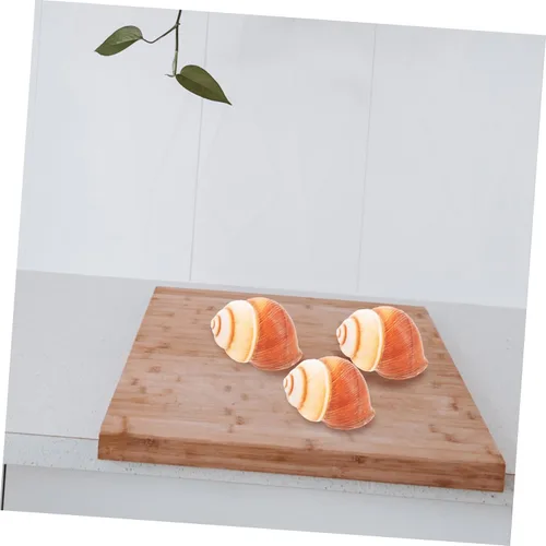 Vista 4 de BESPORTBLE 5pcs Natural Escargot Snail Shells Large Conch Shells for Baking Hermit Crab Habitat Heat Insulation Snail Shells for Restaurant