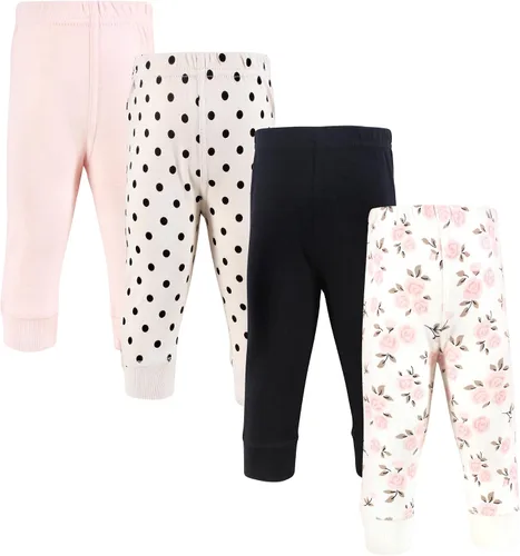 Vista 90 de Hudson Baby - Pantalones y leggings unisex de algodón para bebé 2-Rosa Negro