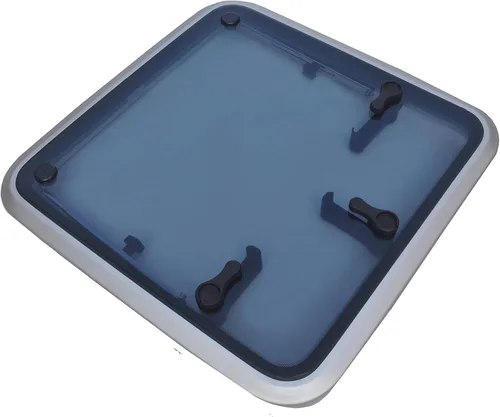 Vista 9 de Escotilla de cubierta cuadrada/escotilla marina - Escotilla de aluminio anodizado con vidrio templado para barco/yate/RV