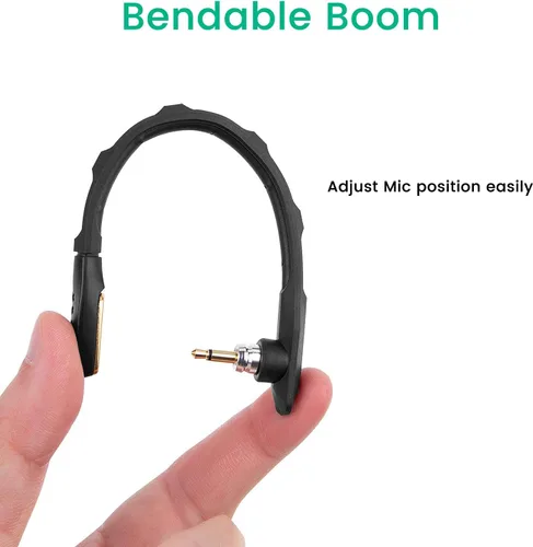 Vista 3 de Smays Micrófono de repuesto para auriculares Astro A40 A40 TR, pieza de micrófono desmontable con cancelación de ruido con cubierta de espuma