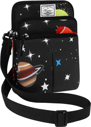 Vista 25 de Kamo Bolso Multifuncional para Teléfono de Un Solo Hombro, Bolso de Cintura para Teléfono, Bolso Diagonal Cruzado, Estuche para Teléfono Inteligente