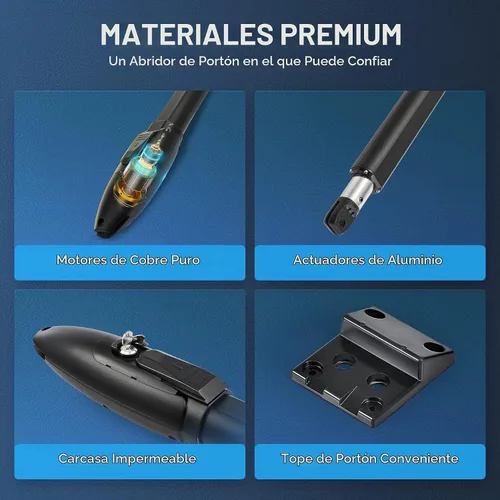 Vista 6 de CO-Z - Kit de abridor automático para puerta de batiente doble, abridor de puerta eléctrica para puertas de hasta 660 lb*2 18 pies, sistema