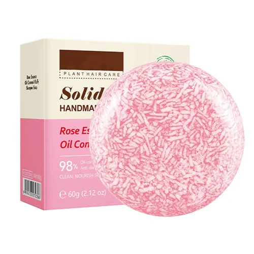 Vista 10 de Moily Barra de champú de oisturización, a base de plantas para hidratación y limpieza del cabello seco, carbón de bambú, talla única