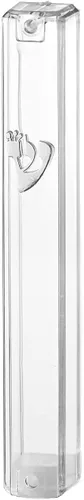 Vista 6 de SUPER STAM MEZUZAH CASE Holder (shidell) - Rectángulo de plástico con forma rectangular plateada impermeable caucho corcho lote de 5
