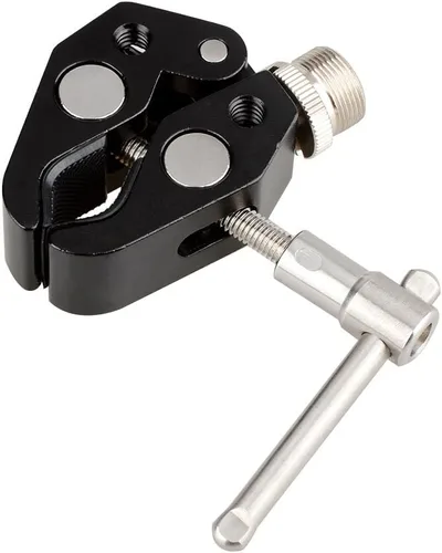 Vista 8 de CAMVATE Abrazadera cangrejo con rosca 5/8"-27 para micrófonos - 1190