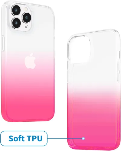 Vista 2 de JJGoo Funda transparente compatible con iPhone 15 Pro, funda de teléfono de TPU suave y transparente, funda antigolpes transparente a prueba