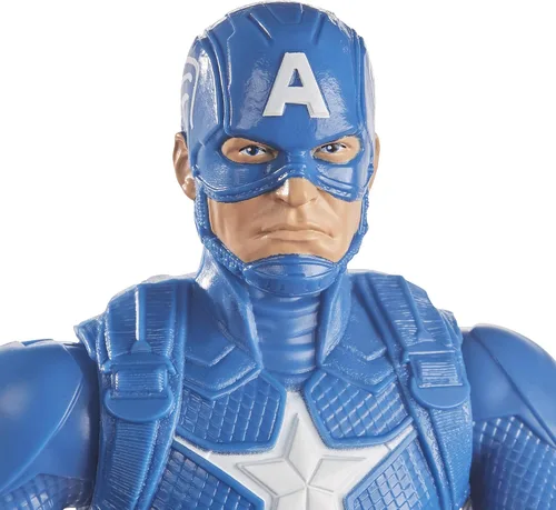 Vista 4 de Marvel Avengers Titan Hero Series Blast Gear - Figura de acción del Capitán América